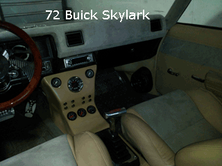 72 buick skylark bench seat cup holder console