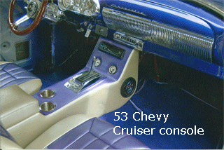 53 chevy center console