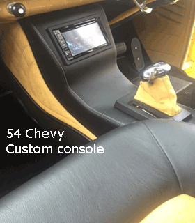 54 chevy center console