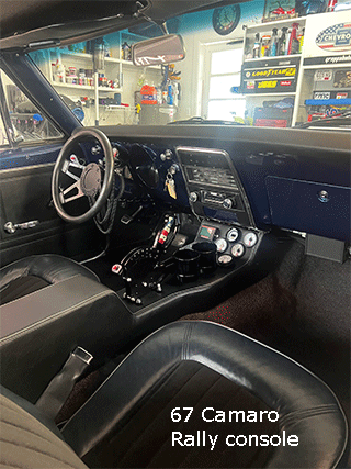 67 camaro cup holder center console