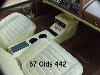 67 oldsmobile center cup holder console