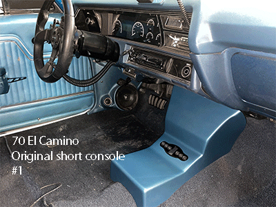 70 el camino center console