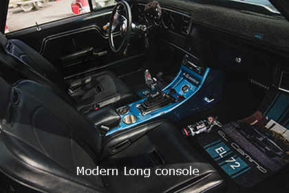 modern cup holder console