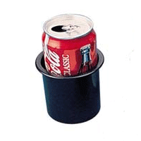 drink holder black plastic coke